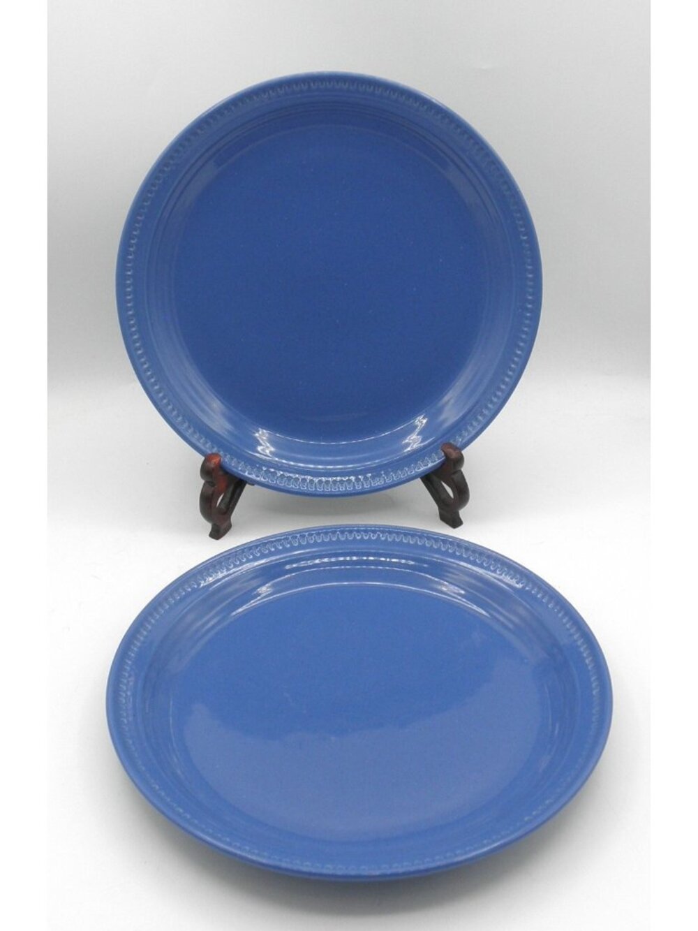 Craft Colors Blueberry Dansk 10-3/8 Inch Dinner Plates Set of 2 Pattern: DANCRCB - Picture 1 of 7